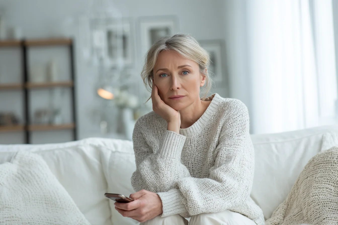 A family caregiver in Orlando looking worried and tired, in need of respite